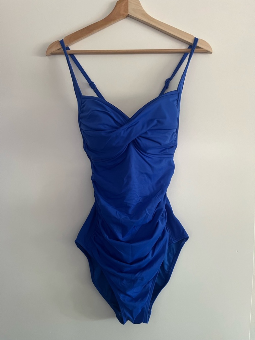 Seafolly Collective Twist One Piece Swimsuit Royal Blue US 12